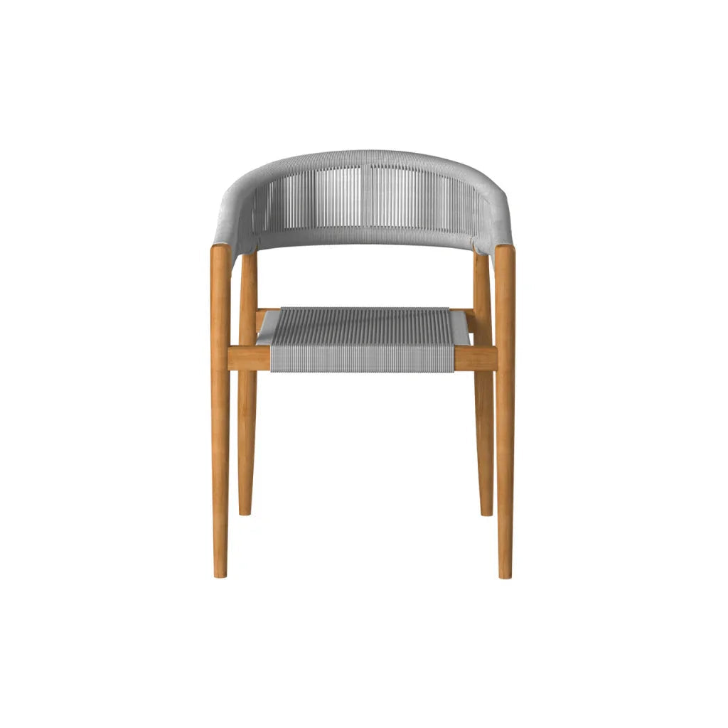 Klint Teak Stackable Patio Dining Armchair 4PC