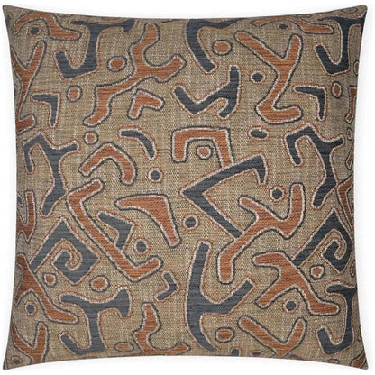 Kuba Paprika Global Copper Large Throw Pillow Insert
