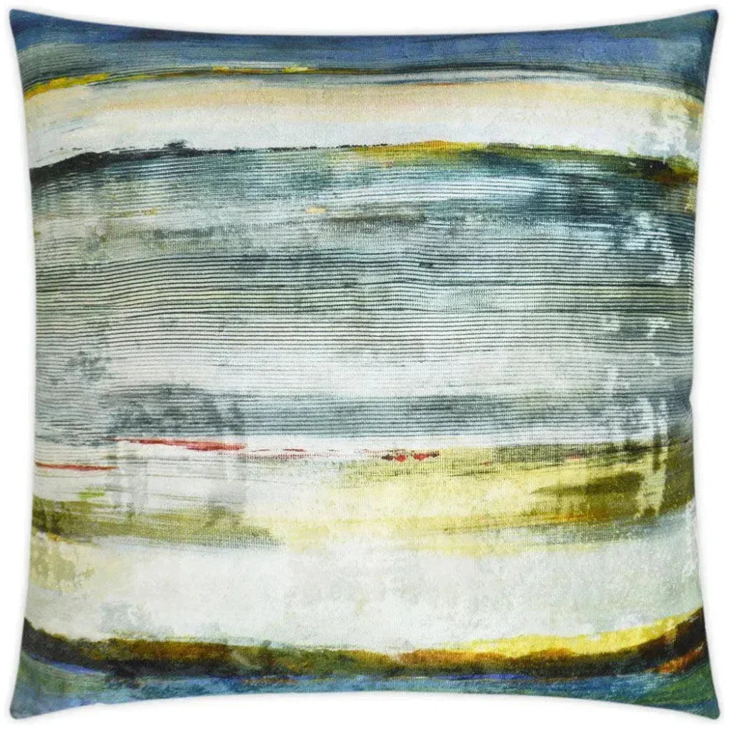 Kula Blue Throw Pillow With Insert
