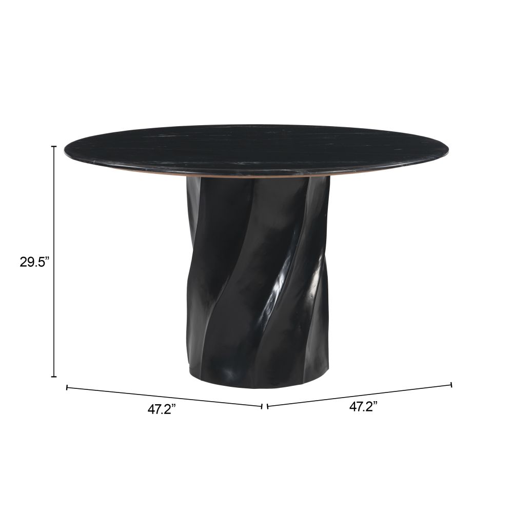 Kuro Round Dining Table