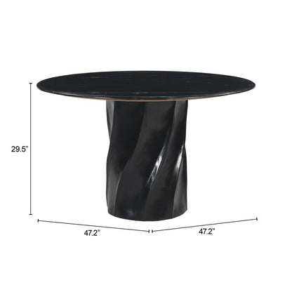 Kuro Round Dining Table
