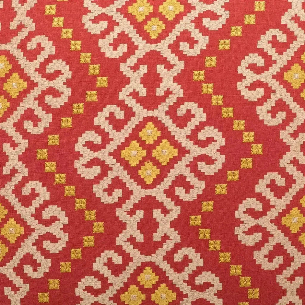 Kurta Red Throw Pillow With Insert