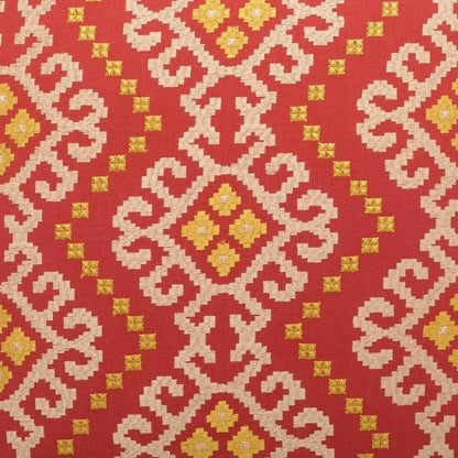Kurta Red Throw Pillow With Insert