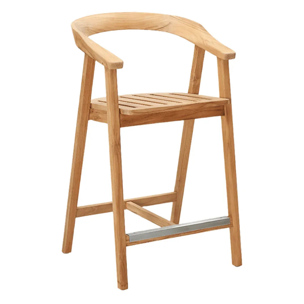 La Costa Patio Barrel Back Counter Height Armchair