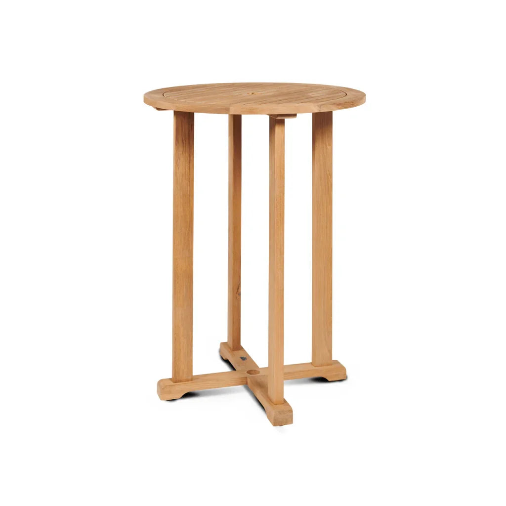 La Costa Teak Patio Round Bar Dining Set 3PC