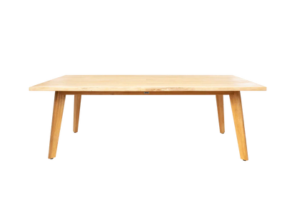La Costa Teak Patio Wide-Plank Outdoor Dining Table