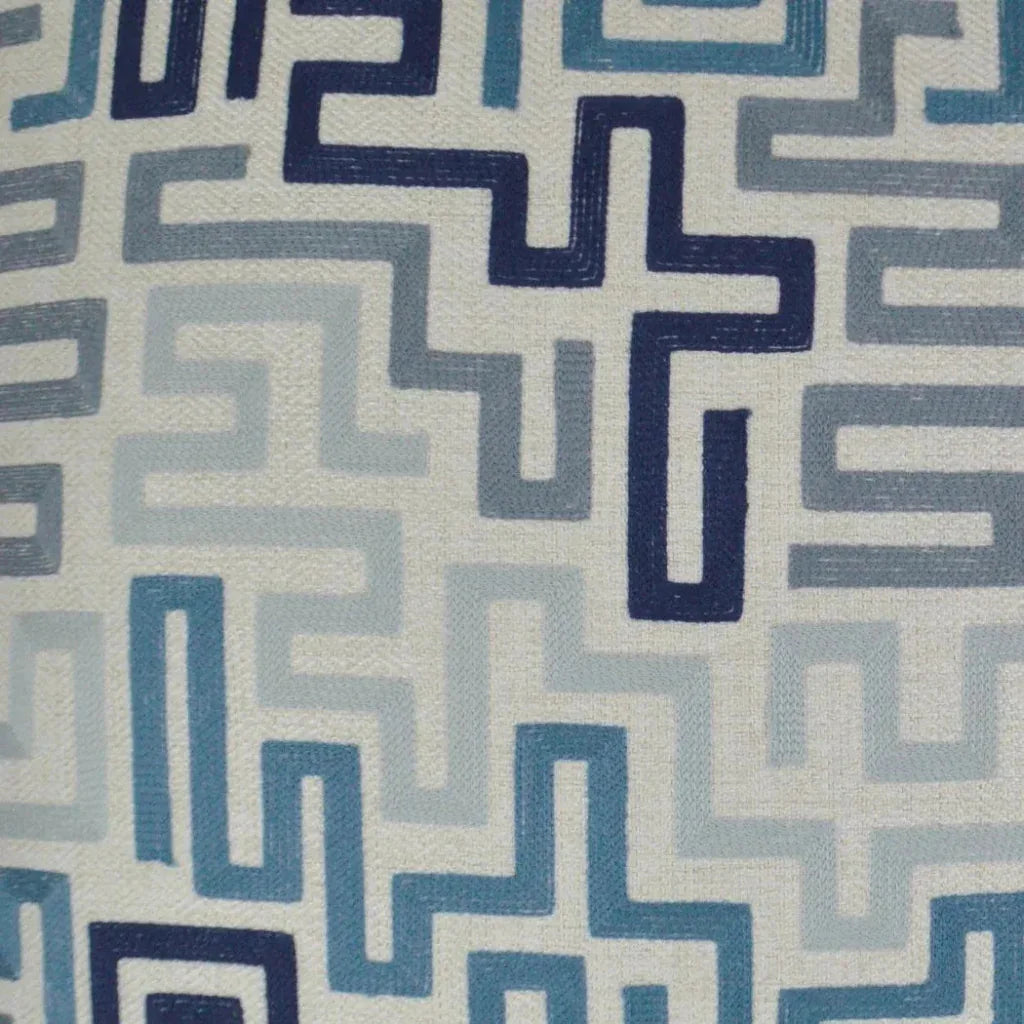 Labyrinth Indigo Blue Throw Pillow Insert