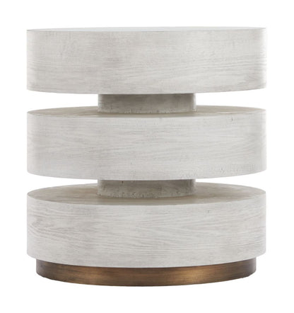 Laha Wooden White Side Table