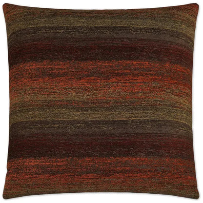 Landscape Spice Red Throw Pillow With Insert