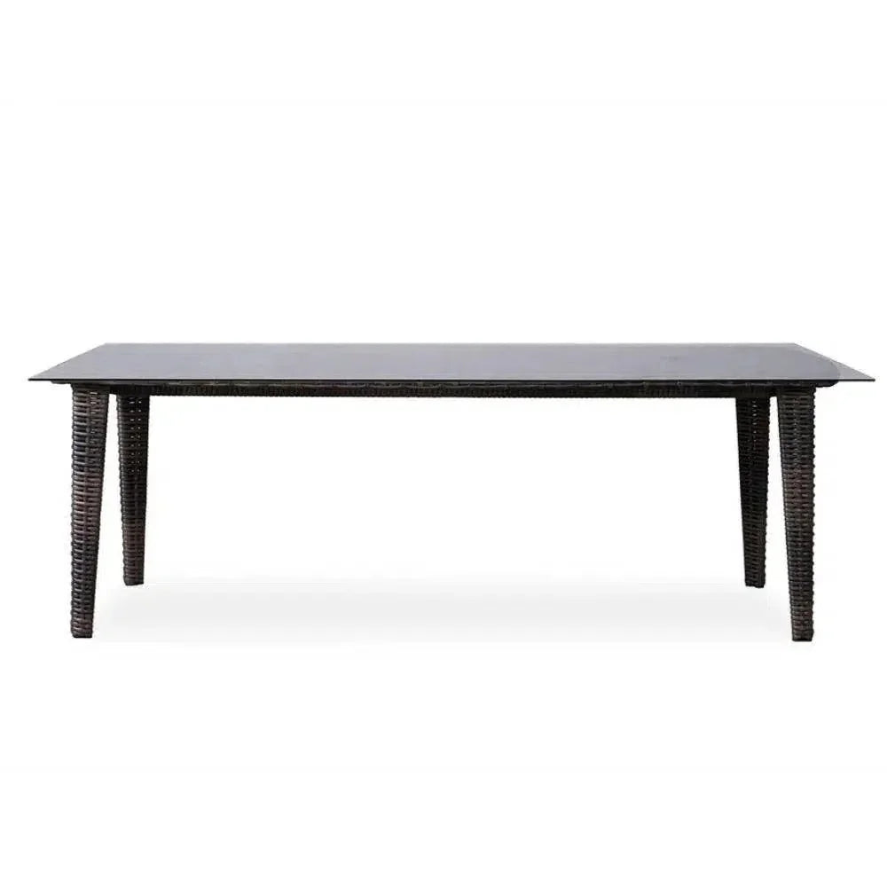 Largo 88" Rectangular Dining Table All Weather Wicker