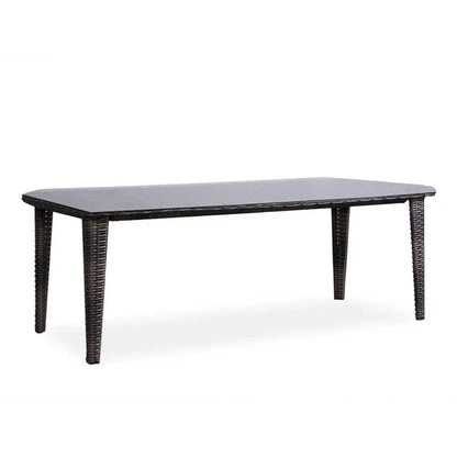 Largo 88" Rectangular Dining Table All Weather Wicker