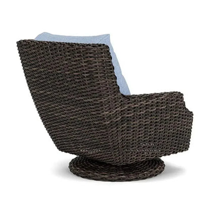 Largo High Back Swivel Rocker Lounge Chair Wicker