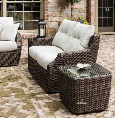 Largo Loveseat All Weather Wicker Furniture Made USA