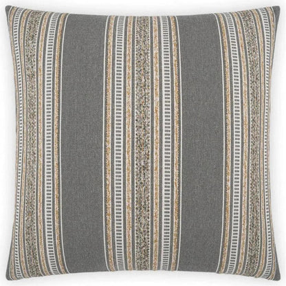 Larsen Carbon Grey Throw Pillow With Insert