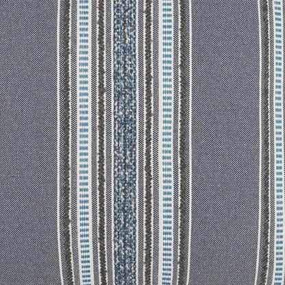 Larsen Indigo Blue Throw Pillow With Insert