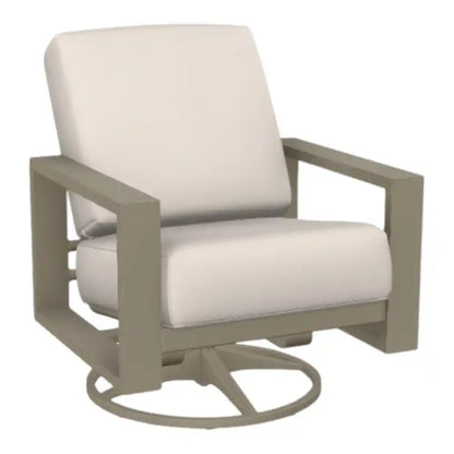 Larssen Deep Seat Cushion Swivel Outdoor Rocker