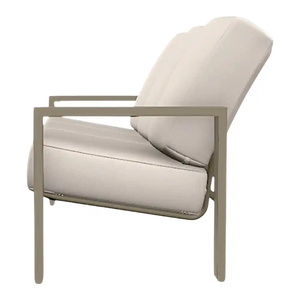 Larssen Deep Seat Cushion Three-Seat Outdoor Sofa