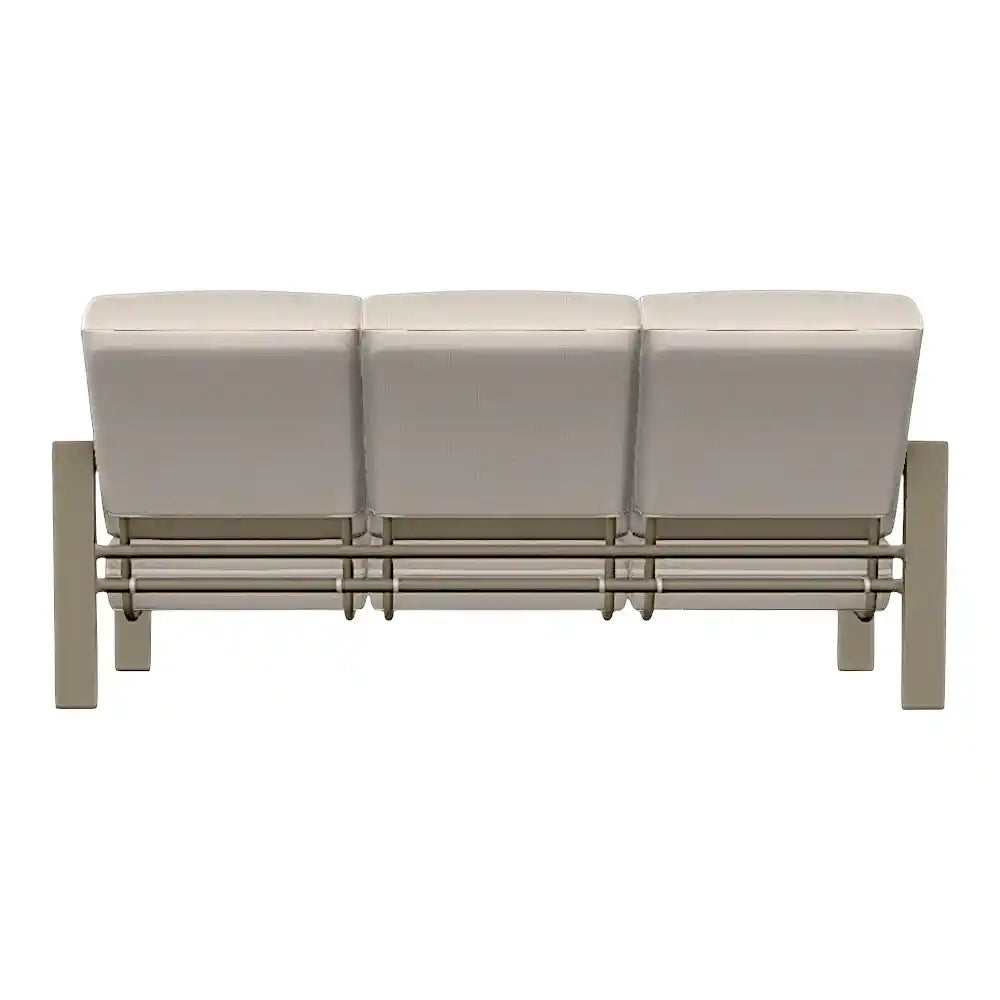 Larssen Deep Seat Cushion Three-Seat Outdoor Sofa