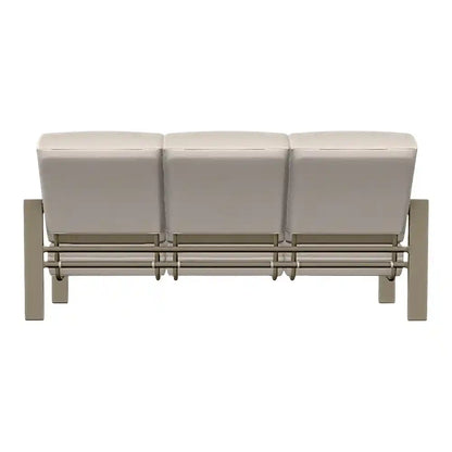 Larssen Deep Seat Cushion Three-Seat Outdoor Sofa
