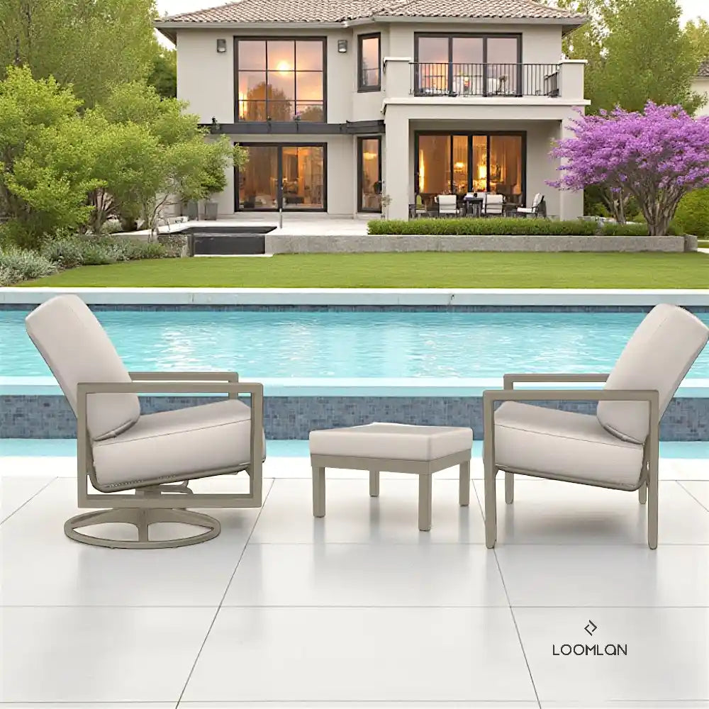 Larssen Deep Seat Outdoor Ottoman