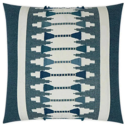Le Souk Lapis Teal Blue Large Throw Pillow Insert