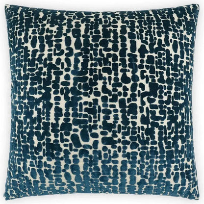 Leah Lapis Blue Throw Pillow With Insert
