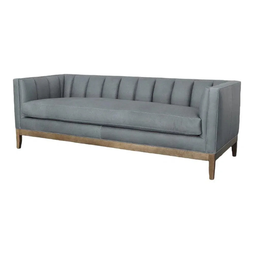 Leather Chesterfield Sofa Single Cushion Seat