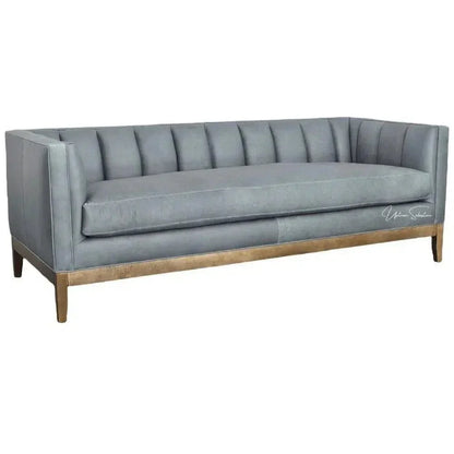 Leather Chesterfield Sofa Single Cushion Seat