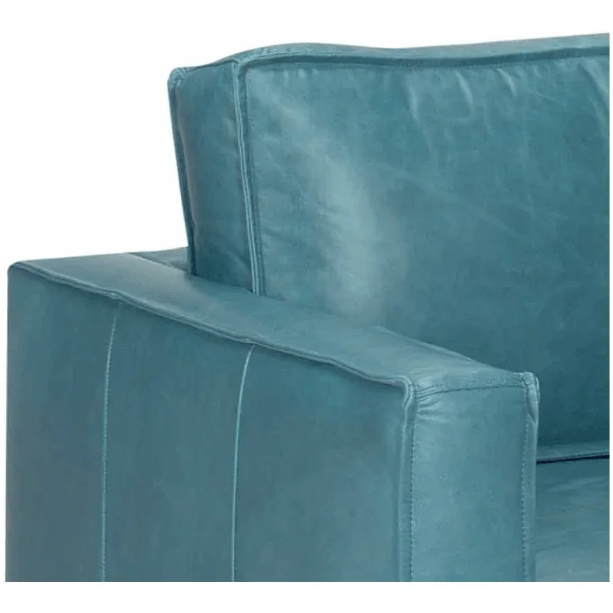 Removable Cushions Leather Club Chair