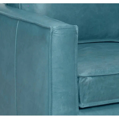 Removable Cushions Leather Club Chair