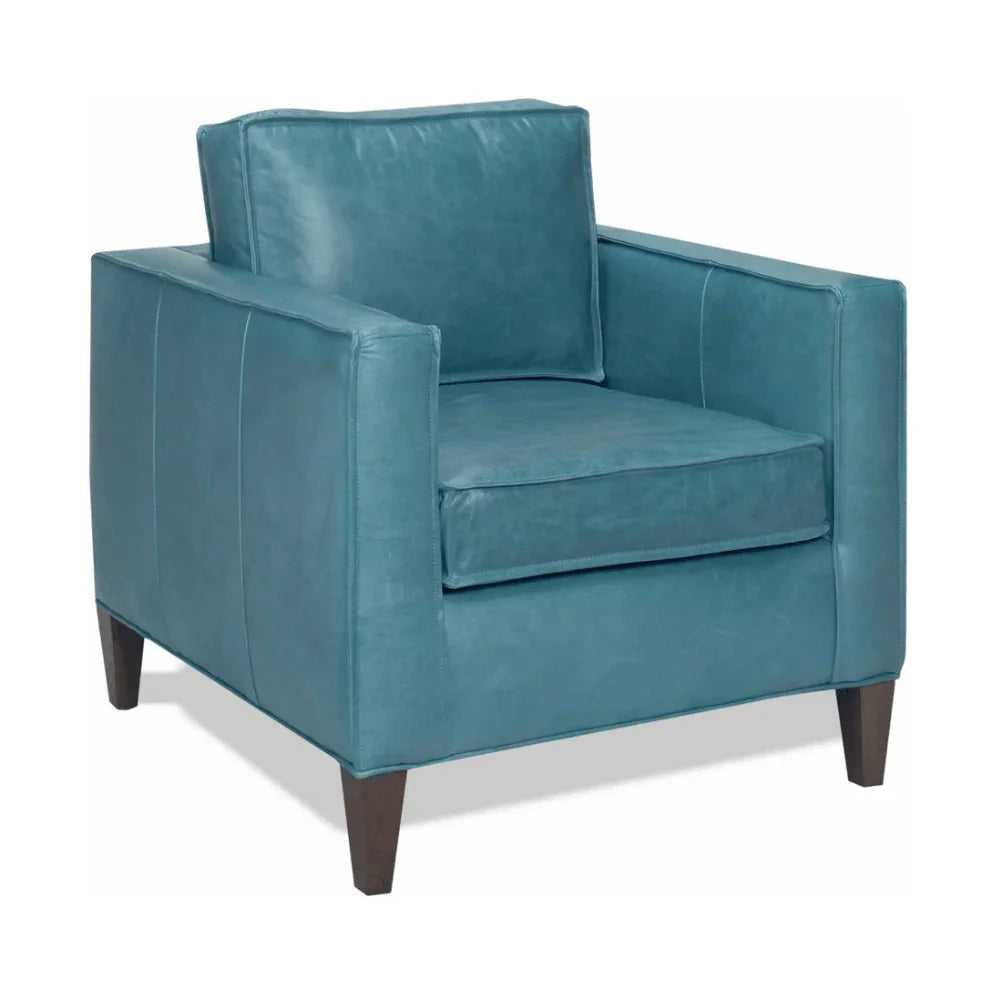 Removable Cushions Leather Club Chair
