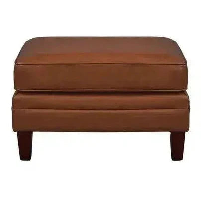 Leather Ottoman American Collection