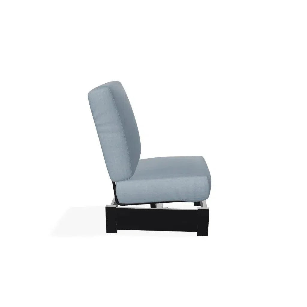 Leeward Deep Seat Armless Single-Seat Outdoor Sectional With Motion