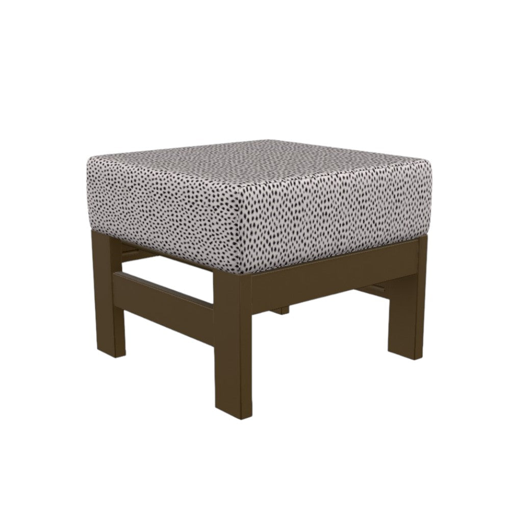 Leeward Deep Seat Cushion Outdoor Ottoman With 2 Outdoor Ottoman Clips