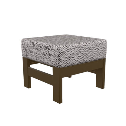 Leeward Deep Seat Cushion Outdoor Ottoman With 2 Outdoor Ottoman Clips