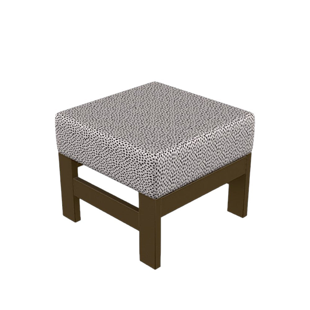 Leeward Deep Seat Cushion Outdoor Ottoman With 2 Outdoor Ottoman Clips