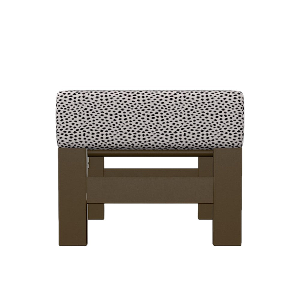 Leeward Deep Seat Cushion Outdoor Ottoman With 2 Outdoor Ottoman Clips