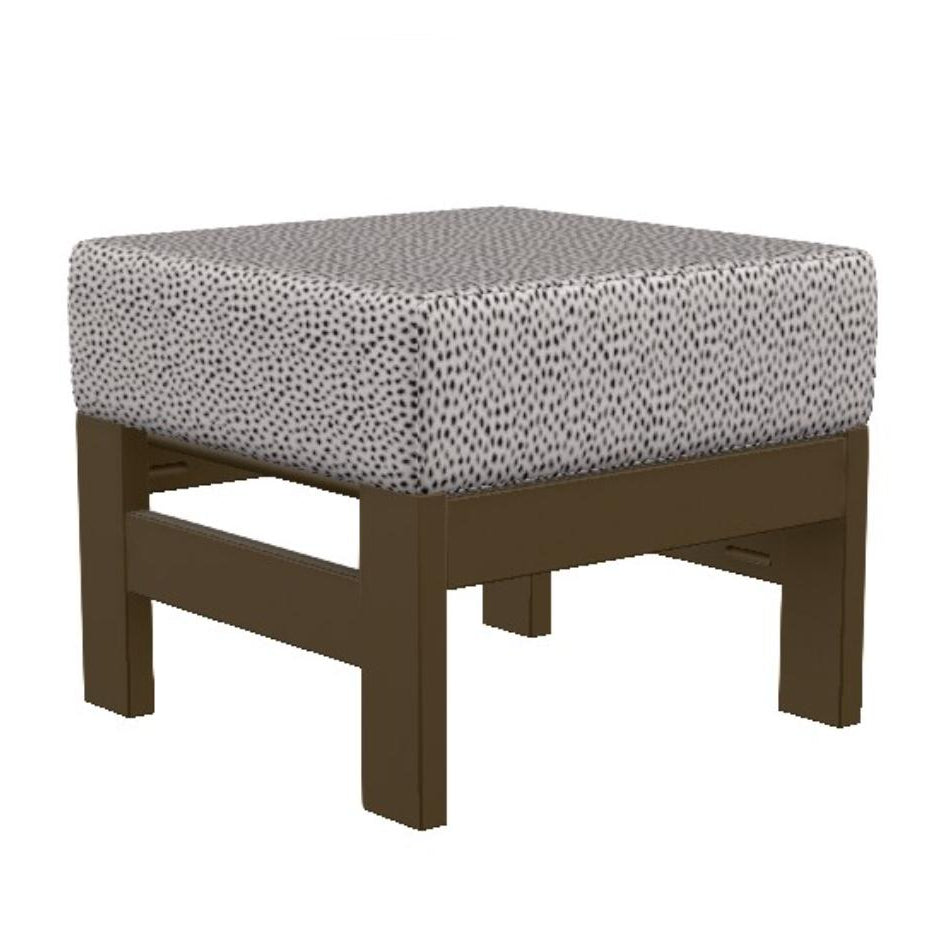 Leeward Deep Seat Cushion Outdoor Ottoman With 2 Outdoor Ottoman Clips