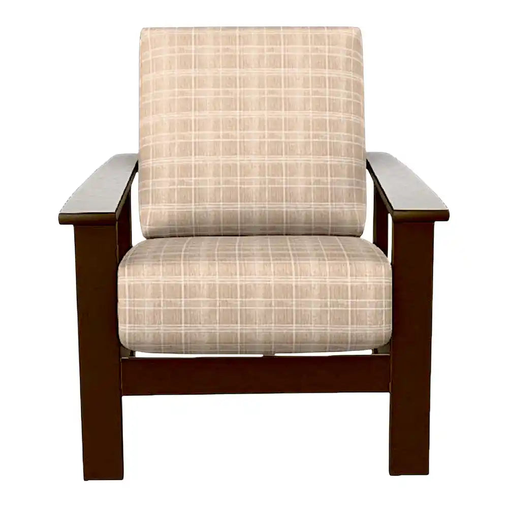 Leeward Deep Seat Hidden Motion Outdoor Arm Chair