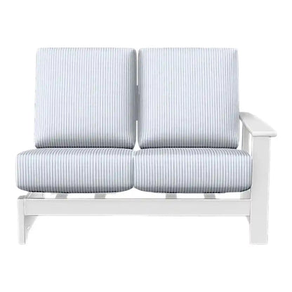 Leeward Deep Seat Left Two-Seat Outdoor Sectional With Motion