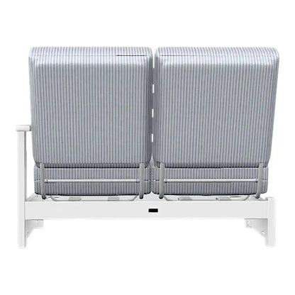 Leeward Deep Seat Left Two-Seat Outdoor Sectional With Motion