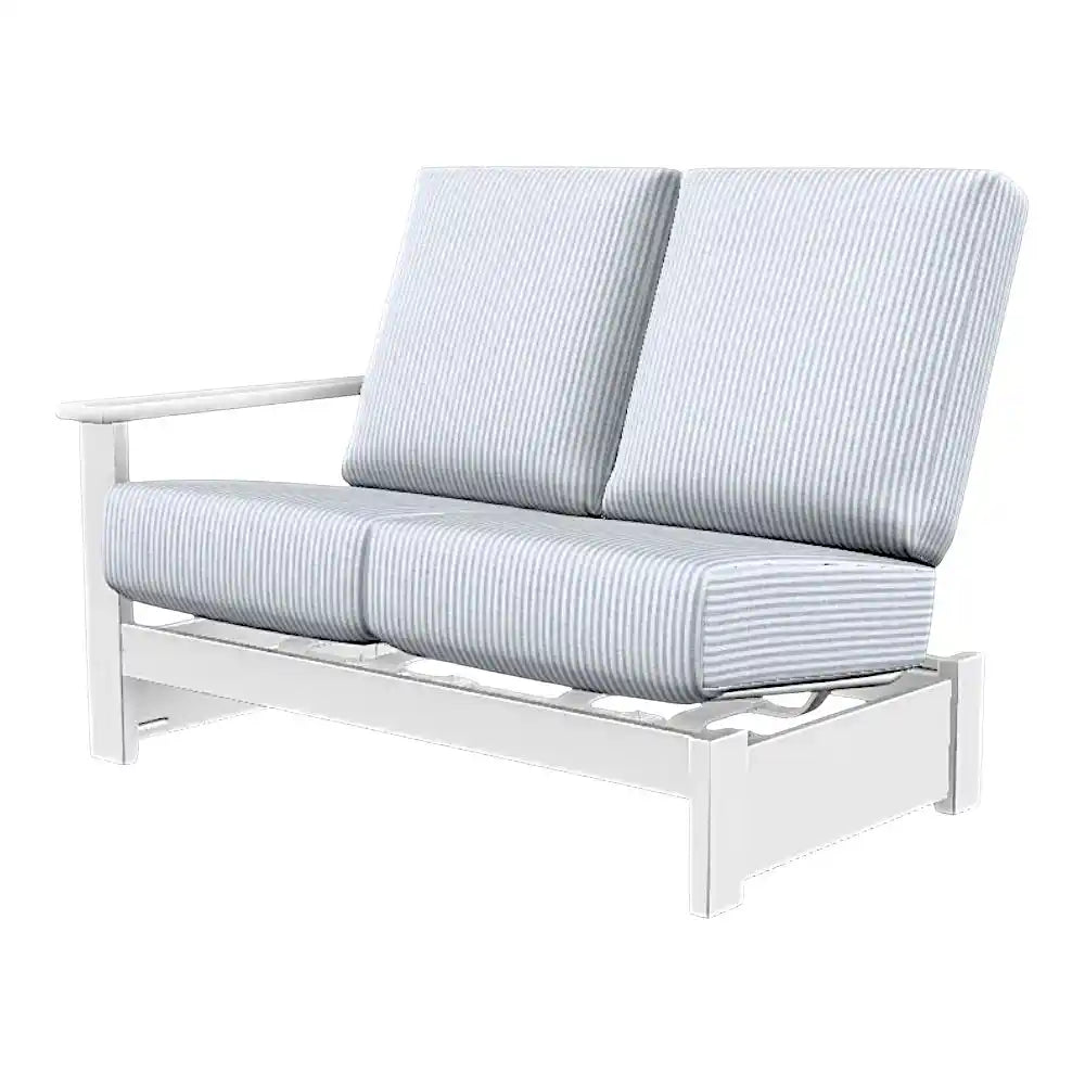 Leeward Deep Seat Right Two-Seat Outdoor Sectional With Motion