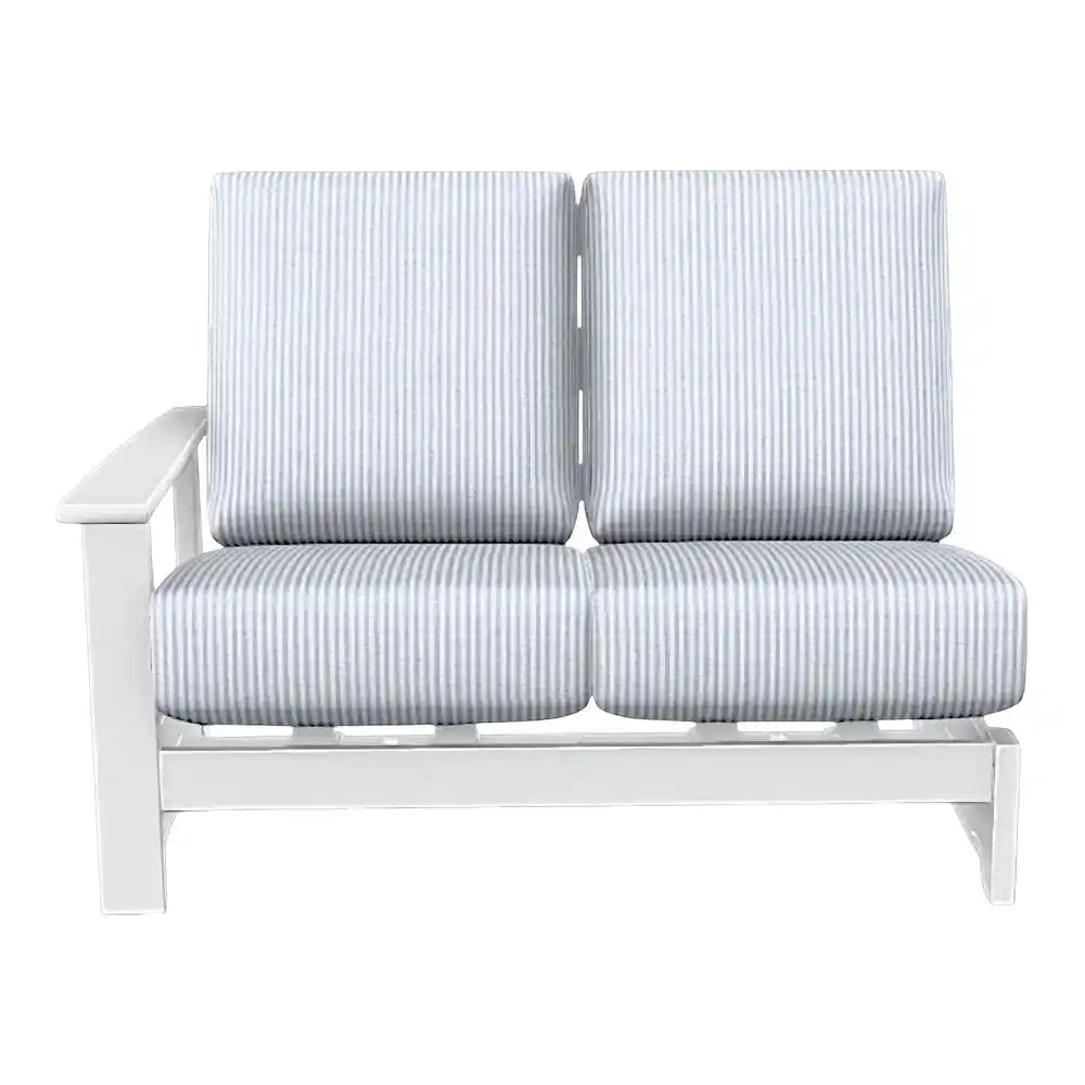 Leeward Deep Seat Right Two-Seat Outdoor Sectional With Motion