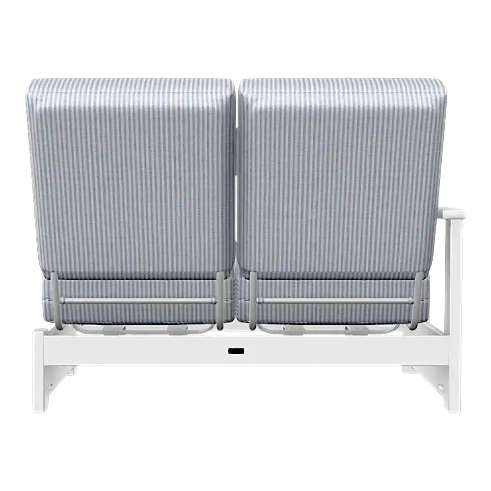 Leeward Deep Seat Right Two-Seat Outdoor Sectional With Motion