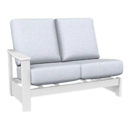 Leeward Deep Seat Right Two-Seat Outdoor Sectional With Motion