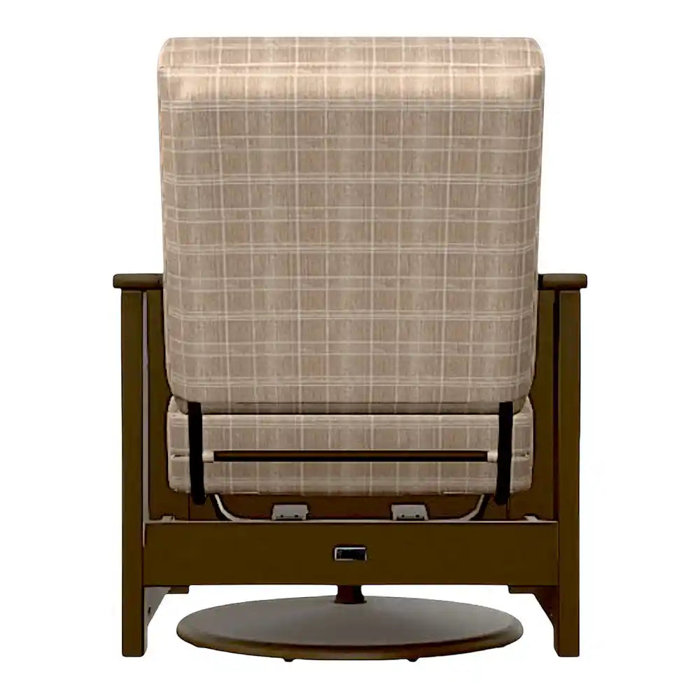 Leeward Deep Seat Swivel Hidden Motion Outdoor Arm Chair