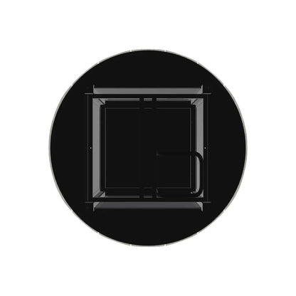 54" Round Polymer Chat Height Outdoor Fire Table