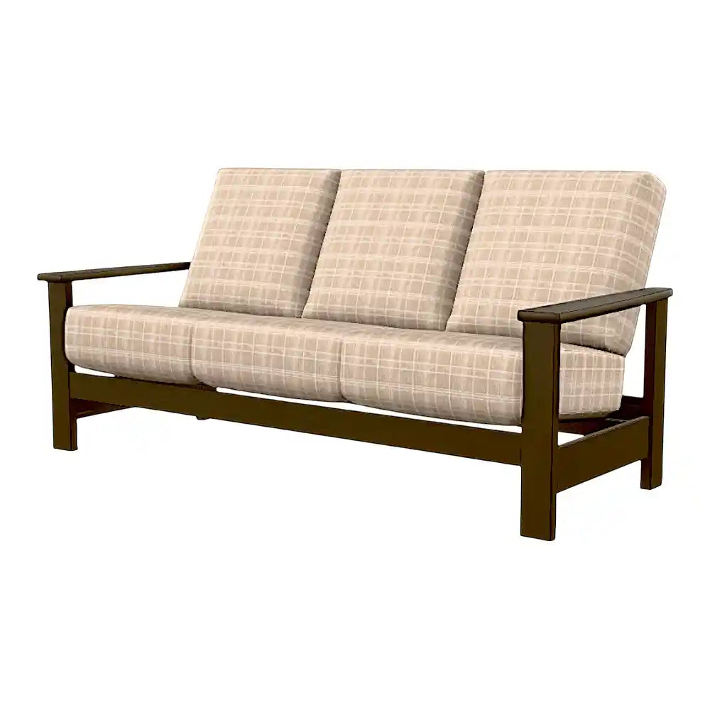 Leeward Deep Seat Two-Seat Outdoor Loveseat with Motion