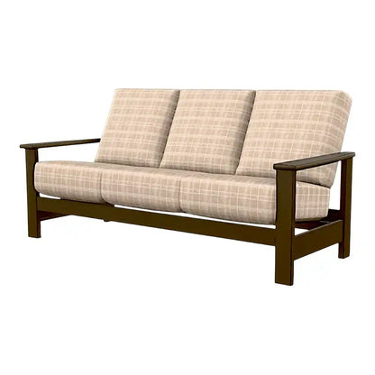 Leeward Deep Seat Two-Seat Outdoor Loveseat with Motion