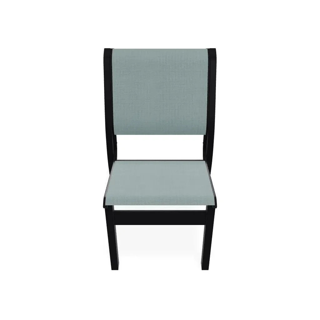 Leeward MGP Sling Armless Stacking Outdoor Side Chair